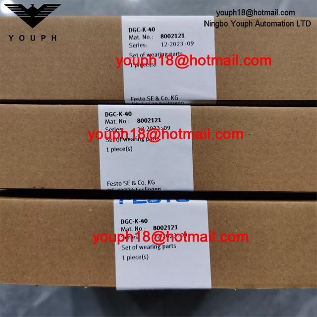 Festo DGC-K-40 8002121 DGC-K Lineal Drive Cylinder Reparation Kit de reparación