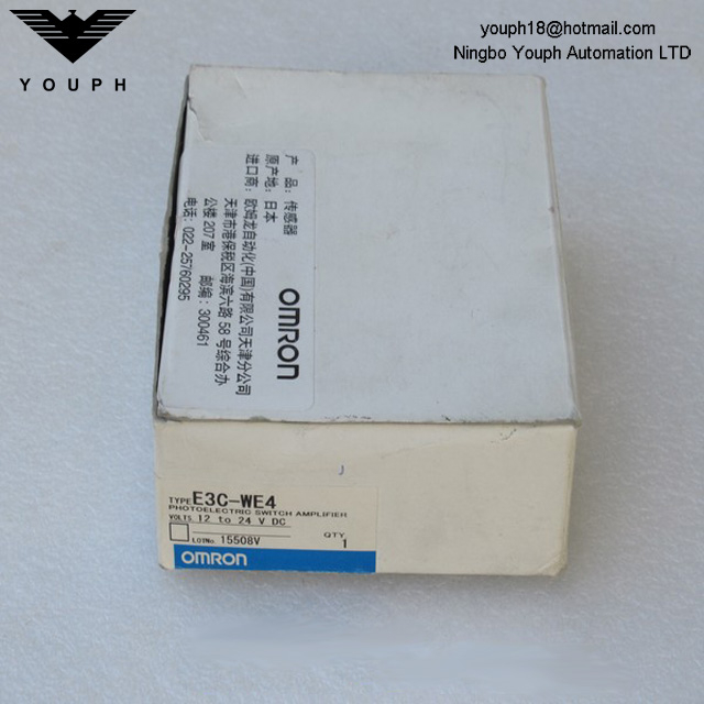 Sensor fotoeléctrico separado por amplificador compacto Omron E3C-We4