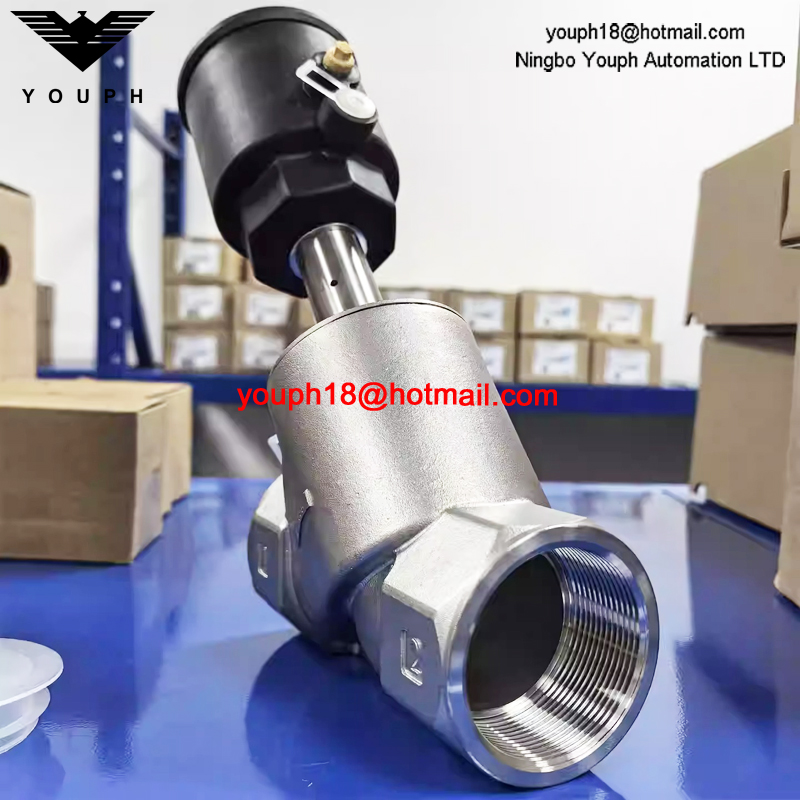 EMERSON ASCO E290A085 tamaño 50 mm G2 'NC VÁLVULA de asiento en ángulo de acero inoxidable para vapor de agua caliente