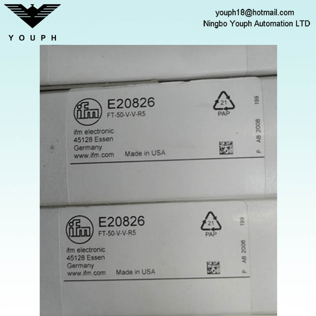 IFM E20826 FT-50-VV-R5 Sensor de reflexión difusa