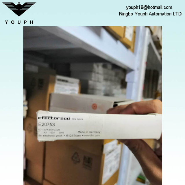 IFM E20753 Fe-11-EPA-M4/F1X1/2M Sensor de haz de fibra óptica