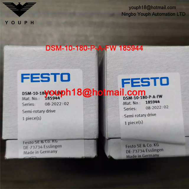 Festo DSM-10-180-PA-FW 185944 M3 Vane DSM Semi Rotary Drive