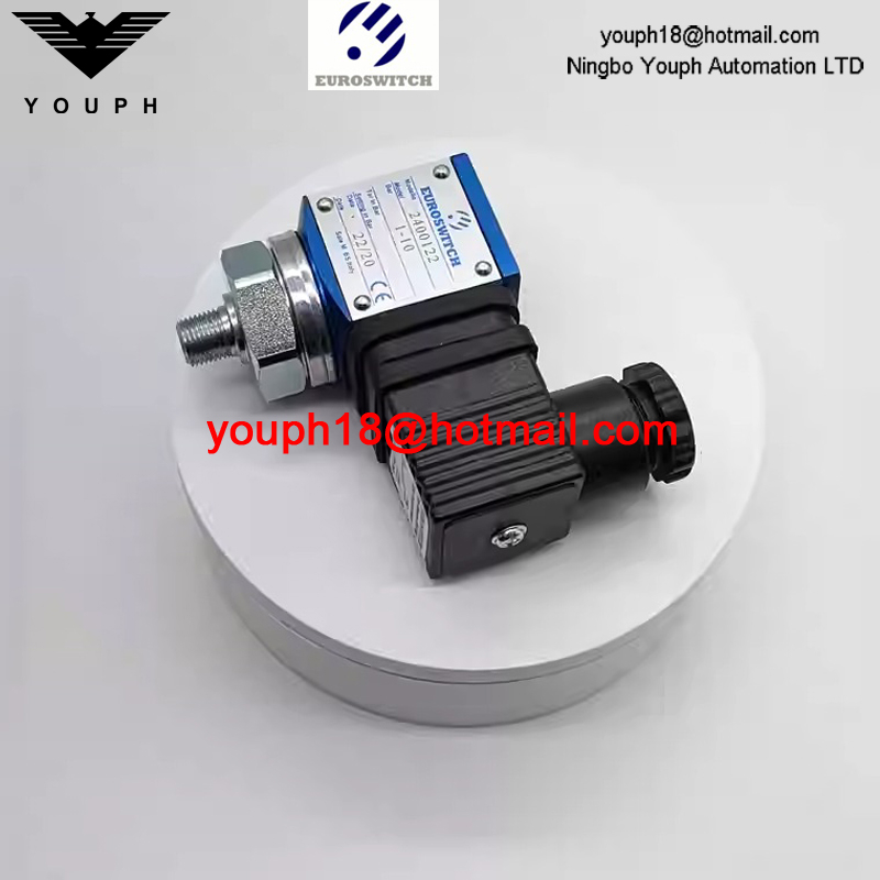 EuroSwitch 2400122 2400124 24 Serie SPDT Contactos Interruptor de presión del diafragma