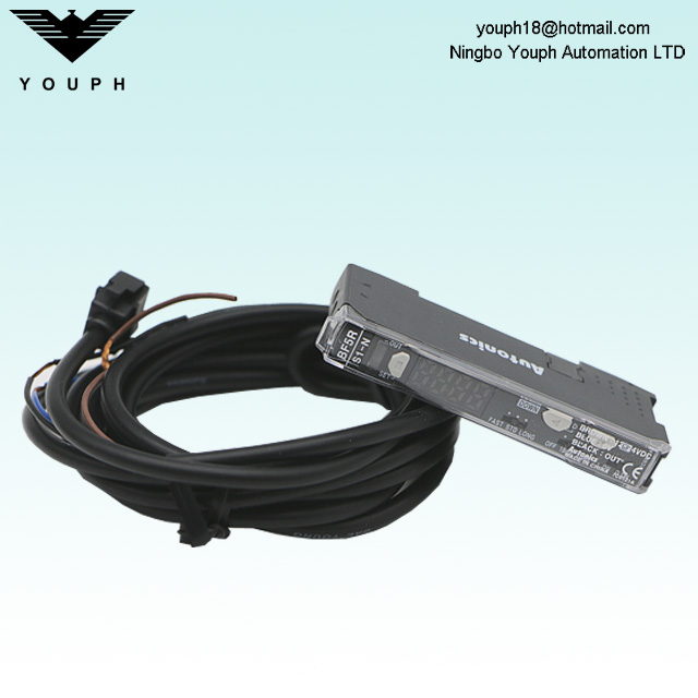 Autonics BF5R-S1-N NPN Red LED Single Pantall Sensor Digital Fiber Sensor Switch