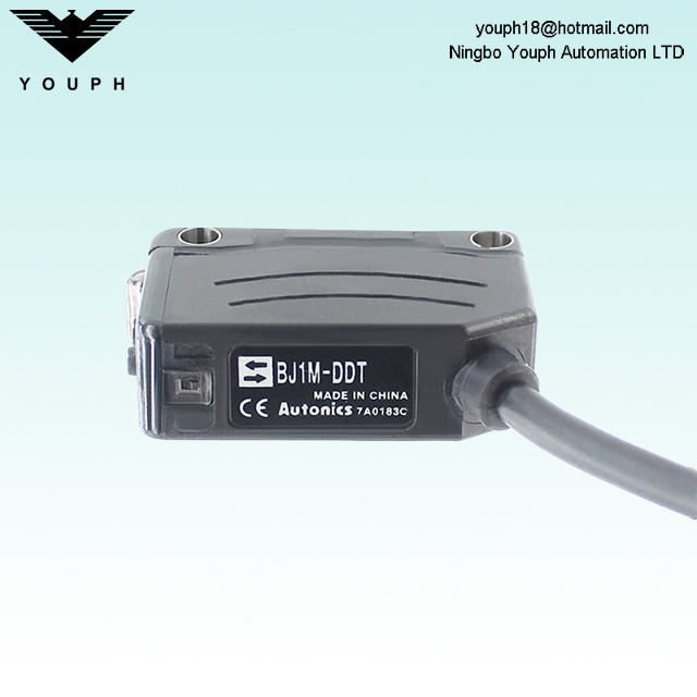 Autonics BJ1M-DDT BJ1M-DDT-P Miniatura y amplificador incorporado Sensor de fotos reflectante difuso