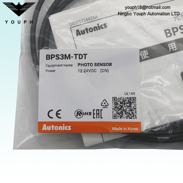 Autonics bps3m-tdt bps3m-tdtl haz npn distancia de detección larga sensor fotoeléctrico delgado