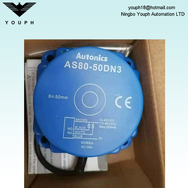 Autonics AS80-50DN3 AS80-50DP3 Sensor de proximidad de larga distancia inductiva