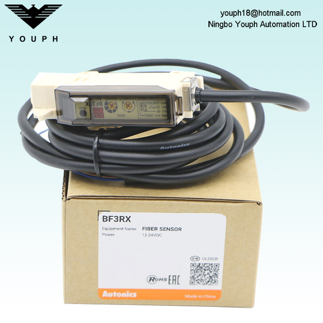 Autonics BF3RX BF3RX-P Amplificador de fibra óptica de alta precisión con interruptor de proximidad de ajustador gemelo