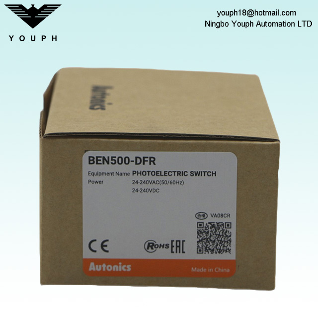 Autonics Ben500-DFR Relé Contacto de contacto Difuse el interruptor de proximidad reflectante