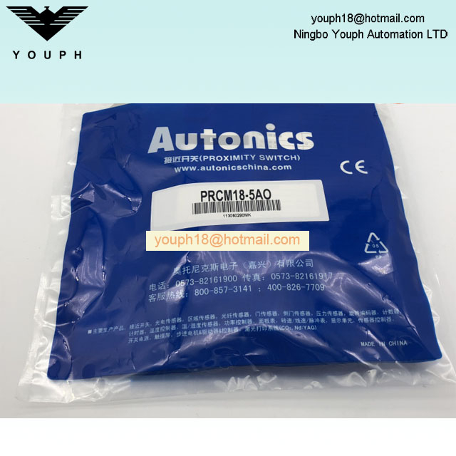 Autonics PRCM18-5AO PRCM18-5AC PRCM SERIE AC Potencia Cilíndrica Cilíndrica Tipo Sensor de proximidad