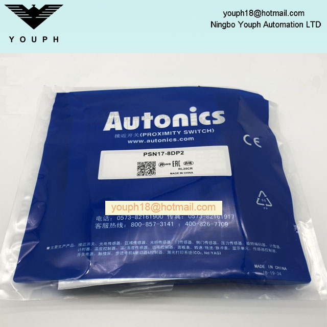 Autonics PSE17-8DP2 Lado delantero Normal de proximidad cerrada Normal
