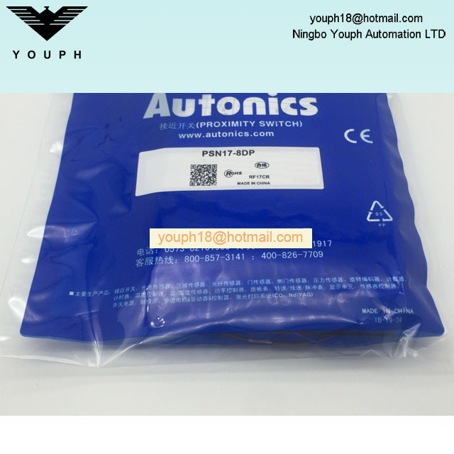 Autonics PSE17-8DP CARRADO DEL NPN del lado delantero
