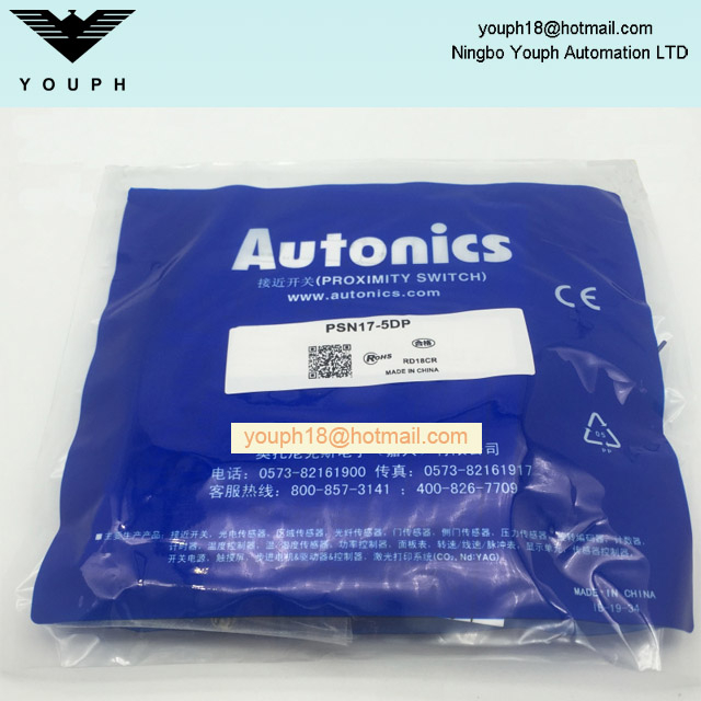 Autonics PSN17-5DP Sensor de proximidad rectangular delantero