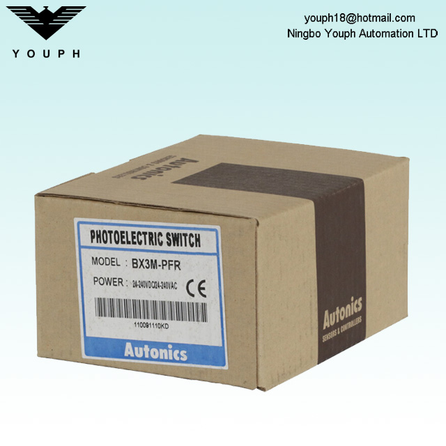 Autonics BX3M-PFR BX3M3M-PFR-T Sensor fotoeléctrico de potencia amplia retrorreflectante