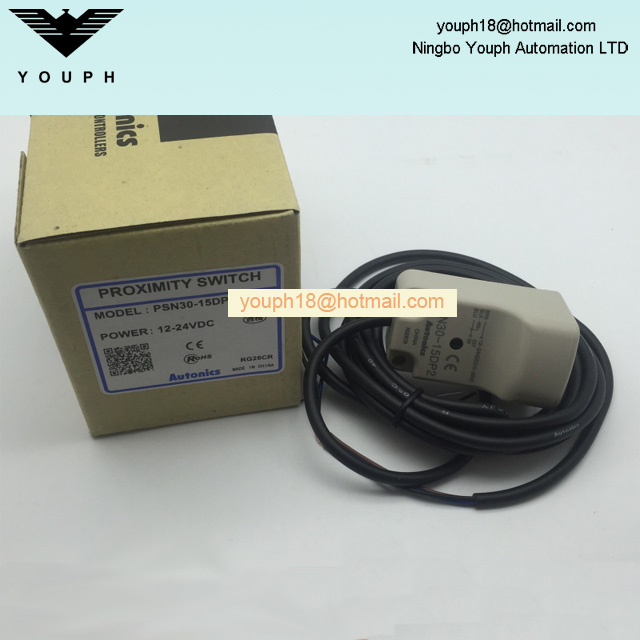 Autonics PSN30-15DP2 Normalmente cerrado interruptor de proximidad del lado frontal