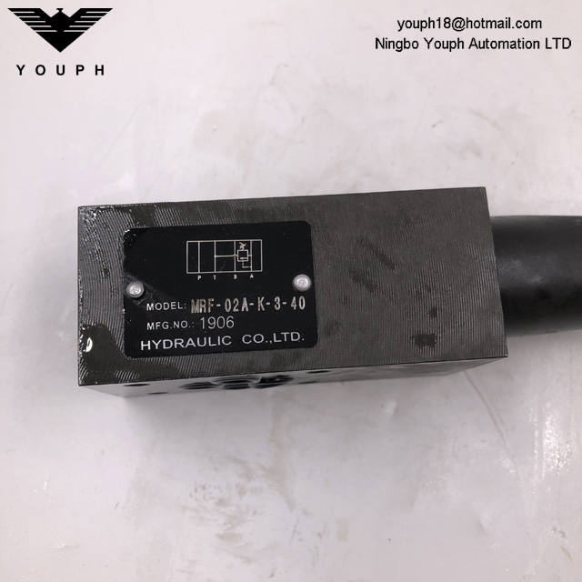 MRF-02A-K-3-40 MPR-02P-1-20 MBR-02A MBR-02B MBR-02P Válvula hidráulica