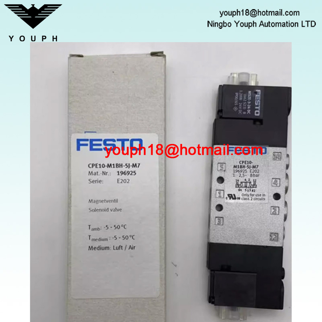 Festo CPE10-M1BH-5J-M7 196925 Válvula solenoide