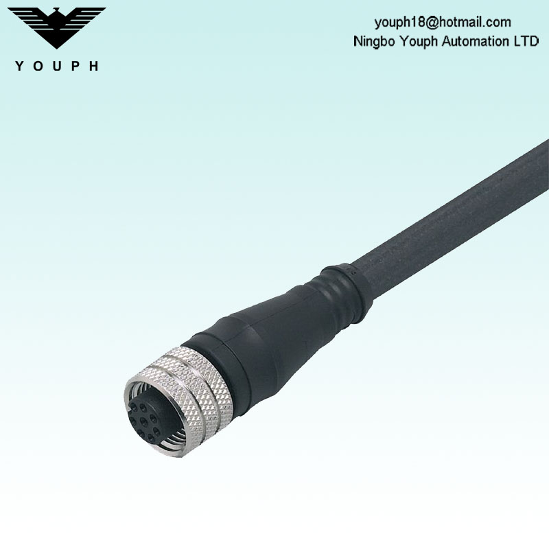 IFM Eltectronic GMBH E11855 ADOGH080MSS0010K08 Cable de conexión con enchufe