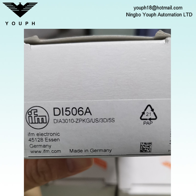 IFM DI506A DI503A Unidad de evaluación compacta del monitor de velocidad