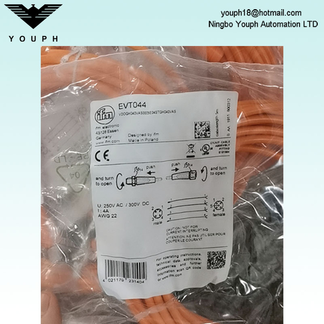 IFM EVT044 VDOGH040VAS0005E04STGH040VAS Cable de conexión