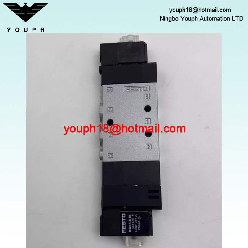 Festo CPE14-M1BH-5/3E-1/8 196935 5/3 agotada Válvula solenoide de 24VDC