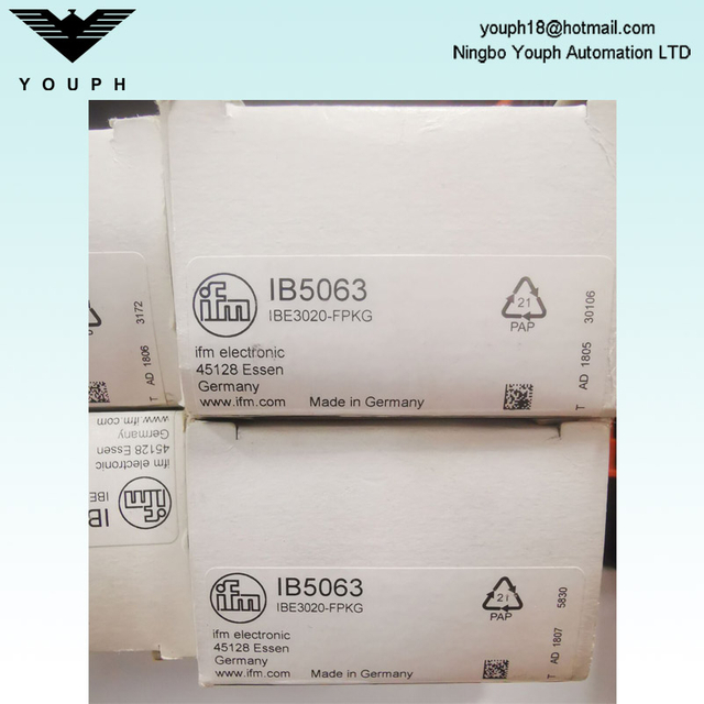 IFM IB5063 IBE3020-FPKG Sensor inductivo