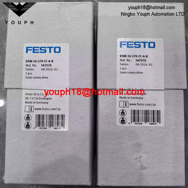 Festo DSM-16-270-CC-AB 547576 M5 Puerto Ambiente de choque Aleación de aluminio