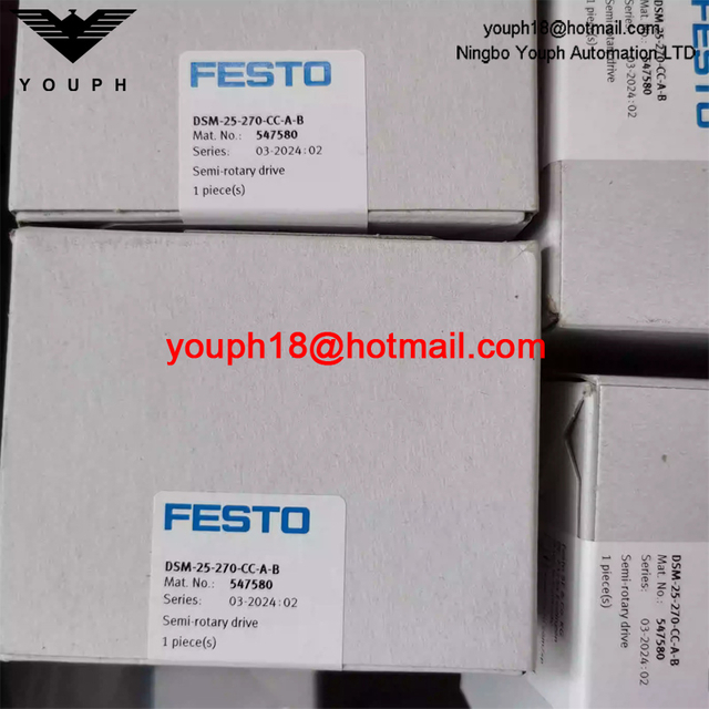 Festo DSM-25-270-CC-AB 547580 Drive semi-rotación de paletas de doble acción