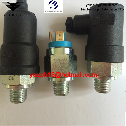 EuroSwitch 3120252 31V10224 31V20224 31 3 31V Serie Máquina hidráulica FKM Diafragma Interruptor de presión