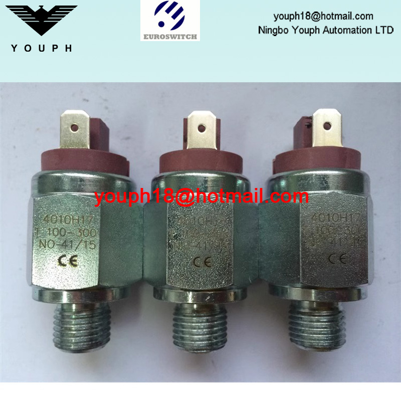 EuroSwitch 4010H17 4020H17 40V10H17 40V20H17 T50-150 40 40V Interruptor de presión del pistón