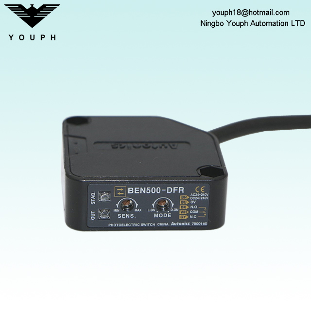Autonics Ben500-DFR Relé Contacto de contacto Difuse el interruptor de proximidad reflectante