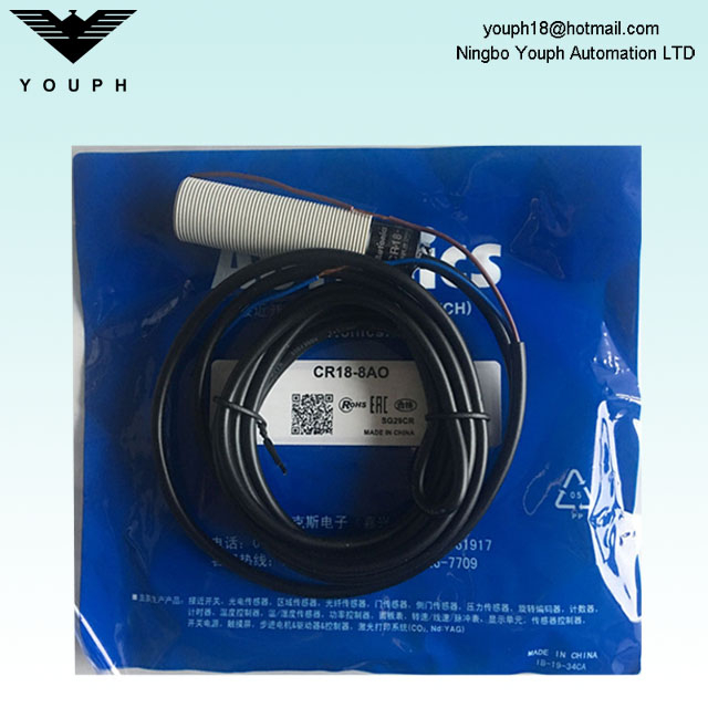 Autonics CR18-8AO M18 AC 2 Sensor de proximidad de tipo cableado