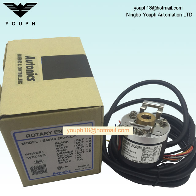 Autonics E40H8-200-6-L-5 Codador rotativo incremental