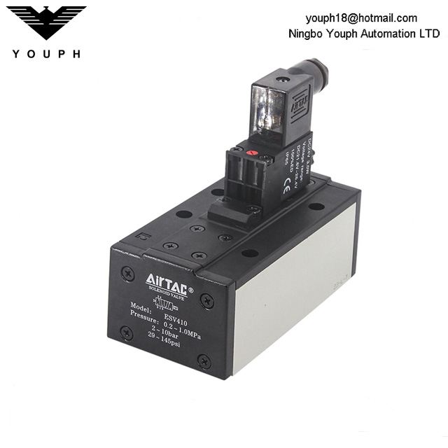 Airtac ESV410 ESV420 ESV430C ESV430E ESV430P Válvula solenoide estándar ISO