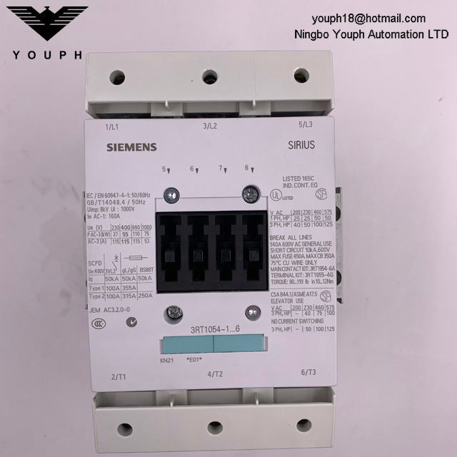 Siemens 3RT1054-1AF36 AC Contactor