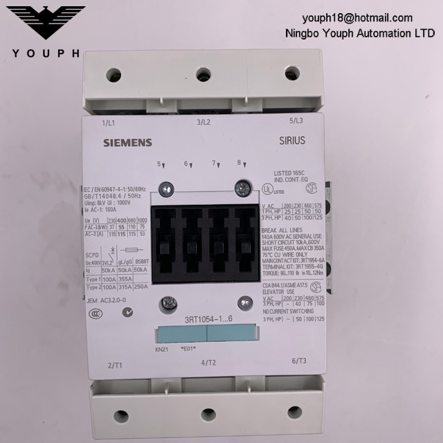 Siemens 3RT1054-1AF36 AC Contactor