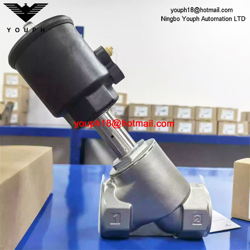 EMERSON ASCO E290A083 tamaño 40 mm G 1-1/2 'VÁLVULA de asiento en ángulo de acero inoxidable normalmente cerrada