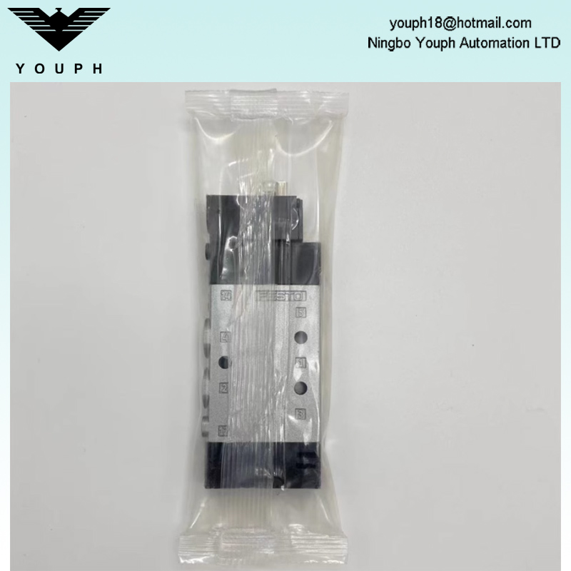 Festo CPE14-M1BH-5L-1/8 196941 5/2-vía, Monostable 24V DC G1/8 800 L/min Válvula solenoide eléctrica
