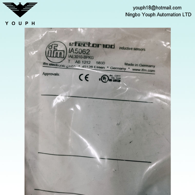 IFM IA5062 IAE3010-BPKG Sensor inductivo