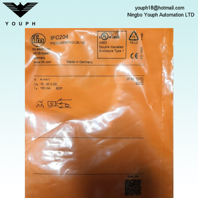 IFM IFC204 IFB3004BBPKG/US-104 Sensor inductivo