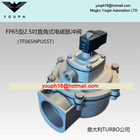 Italia Turbo FP65 TF065NPUSST 2,5 'VÁLVULA de chorro de pulso roscada de diafragma