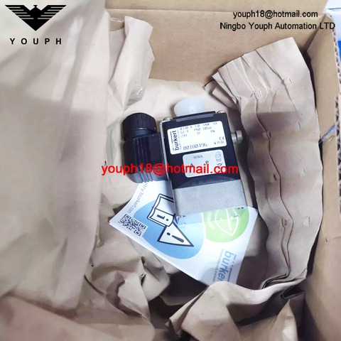 Burkert 00180496 G1/4 0330A Válvula solenoide normalmente cerrada de 2/2 vías de acción directa